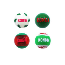 Kong Holiday Dog Occasions Balls 4-PK